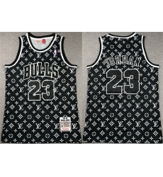 Men Chicago Bulls 23 Michael Jordan Black 1997 98 Stitched Basketball JerseyS Men Chicago Bulls 23 Michael Jordan Black 1997 98 Stitched Basketball JerseyS
