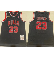 Men Chicago Bulls 23 Michael Jordan Black 1997 98 Throwback Stitched Jersey Men Chicago Bulls 23 Michael Jordan Black 1997 98 Throwback Stitched Jersey