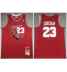 Men Chicago Bulls 23 Michael Jordan Red Mitchell 26 Ness Juice Wrld Stitched Jersey Men Chicago Bulls 23 Michael Jordan Red Mitchell 26 Ness Juice Wrld Stitched Jersey