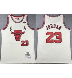 Men Chicago Bulls 23 Michael Jordan White Stitched Basketball Jersey Men Chicago Bulls 23 Michael Jordan White Stitched Basketball Jersey