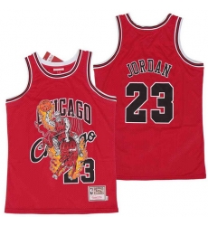 Men Chicago Bulls 23 Michael Jordan skeleton red Jersey Men Chicago Bulls 23 Michael Jordan skeleton red Jersey