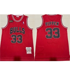 Men Chicago Bulls 33 Scottie Pippen Red 1997 98 Throwback Stitched Jersey Men Chicago Bulls 33 Scottie Pippen Red 1997 98 Throwback Stitched Jersey