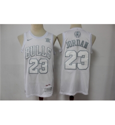 Men Chicago Bulls Michael Jordan 23 White Regular Games MVP Limited Jersey Men Chicago Bulls Michael Jordan 23 White Regular Games MVP Limited Jersey