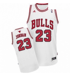 Mens Adidas Chicago Bulls 23 Michael Jordan Swingman White Home NBA Jersey Mens Adidas Chicago Bulls 23 Michael Jordan Swingman White Home NBA Jersey