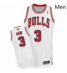 Mens Adidas Chicago Bulls 3 Omer Asik Authentic White Home NBA Jersey Mens Adidas Chicago Bulls 3 Omer Asik Authentic White Home NBA Jersey