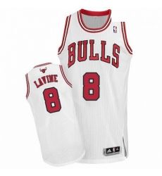 Mens Adidas Chicago Bulls 8 Zach LaVine Authentic White Home NBA Jersey Mens Adidas Chicago Bulls 8 Zach LaVine Authentic White Home NBA Jersey