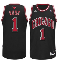 Mens Adidas Chicago Bulls Derrick Rose Authentic Black Alternate NBA Jersey Mens Adidas Chicago Bulls Derrick Rose Authentic Black Alternate NBA Jersey