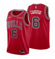 Men's Chicago Bulls #6 Alex Caruso Red Edition Swingman Stitched Basketball Jersey Men's Chicago Bulls #6 Alex Caruso Red Edition Swingman Stitched Basketball Jersey