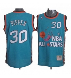 Mens Mitchell and Ness Chicago Bulls 30 Scottie Pippen Authentic Light Blue 1996 All Star Throwback NBA Jersey Mens Mitchell and Ness Chicago Bulls 30 Scottie Pippen Authentic Light Blue 1996 All Star Throwback NBA Jersey