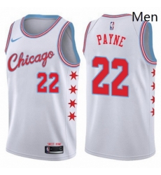 Mens Nike Chicago Bulls 22 Cameron Payne Swingman White NBA Jersey City Edition Mens Nike Chicago Bulls 22 Cameron Payne Swingman White NBA Jersey City Edition