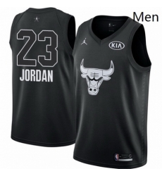 Mens Nike Chicago Bulls 23 Michael Jordan Swingman Black 2018 All Star Game Mens Nike Chicago Bulls 23 Michael Jordan Swingman Black 2018 All Star Game