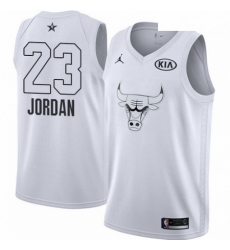 Mens Nike Chicago Bulls 23 Michael Jordan Swingman White 2018 All Star Game Mens Nike Chicago Bulls 23 Michael Jordan Swingman White 2018 All Star Game