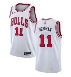 Nike Chicago Bulls 11 Demar Derozan White NBA Swingman Association Edition Jersey Nike Chicago Bulls 11 Demar Derozan White NBA Swingman Association Edition Jersey
