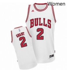 Womens Adidas Chicago Bulls 2 Jerian Grant Swingman White Home NBA Jersey Womens Adidas Chicago Bulls 2 Jerian Grant Swingman White Home NBA Jersey
