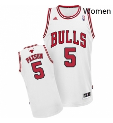 Womens Adidas Chicago Bulls 5 John Paxson Swingman White Home NBA Jersey Womens Adidas Chicago Bulls 5 John Paxson Swingman White Home NBA Jersey