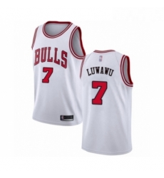 Womens Chicago Bulls 7 Timothe Luwawu Swingman White Basketball Jersey Association Edition Womens Chicago Bulls 7 Timothe Luwawu Swingman White Basketball Jersey Association Edition