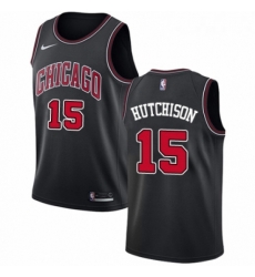 Womens Nike Chicago Bulls 15 Chandler Hutchison Authentic Black NBA Jersey Statement Edition Womens Nike Chicago Bulls 15 Chandler Hutchison Authentic Black NBA Jersey Statement Edition
