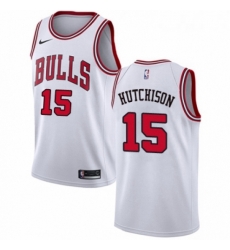Womens Nike Chicago Bulls 15 Chandler Hutchison Swingman White NBA Jersey Association Edition Womens Nike Chicago Bulls 15 Chandler Hutchison Swingman White NBA Jersey Association Edition