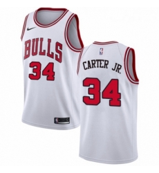 Womens Nike Chicago Bulls 34 Wendell Carter Jr Swingman White NBA Jersey Association Edition Womens Nike Chicago Bulls 34 Wendell Carter Jr Swingman White NBA Jersey Association Edition