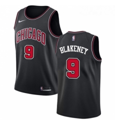 Womens Nike Chicago Bulls 9 Antonio Blakeney Swingman Black NBA Jersey Statement Edition Womens Nike Chicago Bulls 9 Antonio Blakeney Swingman Black NBA Jersey Statement Edition