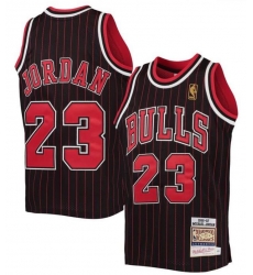 Toddler Chicago Bulls 23 Michael Jordan Black Mitchell 26 Ness Hardwood Classics 1995 96 Stitched Jersey Toddler Chicago Bulls 23 Michael Jordan Black Mitchell 26 Ness Hardwood Classics 1995 96 Stitched Jersey