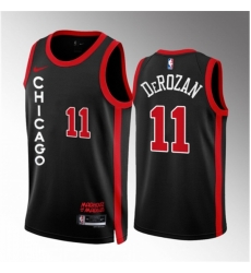 Youth Chicago Bulls 11 Demar Derozan Black 2023 24 City Edition Stitched Basketball Jersey Youth Chicago Bulls 11 Demar Derozan Black 2023 24 City Edition Stitched Basketball Jersey