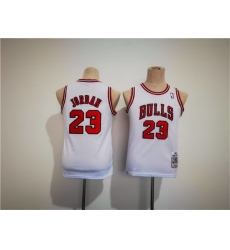 Youth Chicago Bulls 23 Michael Jordan White Stitched Basketball Jersey Youth Chicago Bulls 23 Michael Jordan White Stitched Basketball Jersey