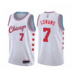 Youth Chicago Bulls 7 Timothe Luwawu Swingman White Basketball Jersey City Edition Youth Chicago Bulls 7 Timothe Luwawu Swingman White Basketball Jersey City Edition