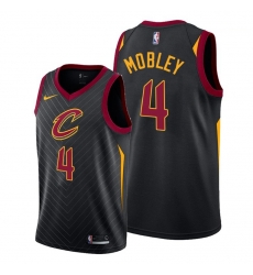 Men Cleveland Cavaliers 4 Evan Mobley Black Jersey Men Cleveland Cavaliers 4 Evan Mobley Black Jersey