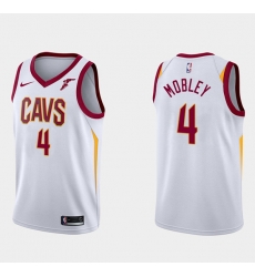 Men Cleveland Cavaliers 4 Evan Mobley White Association Edition Stitched Basketball Jersey Men Cleveland Cavaliers 4 Evan Mobley White Association Edition Stitched Basketball Jersey