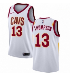 Mens Nike Cleveland Cavaliers 13 Tristan Thompson Authentic White Home NBA Jersey Association Edition Mens Nike Cleveland Cavaliers 13 Tristan Thompson Authentic White Home NBA Jersey Association Edition