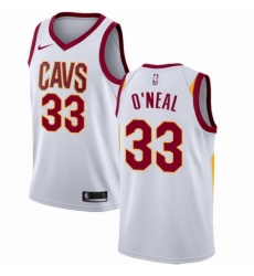 Mens Nike Cleveland Cavaliers 33 Shaquille ONeal Authentic White Home NBA Jersey Association Edition Mens Nike Cleveland Cavaliers 33 Shaquille ONeal Authentic White Home NBA Jersey Association Edition