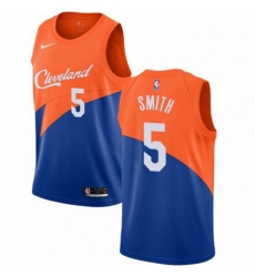 Mens Nike Cleveland Cavaliers 5 JR Smith Swingman Blue NBA Jersey City Edition Mens Nike Cleveland Cavaliers 5 JR Smith Swingman Blue NBA Jersey City Edition