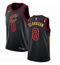 Mens Nike Cleveland Cavaliers 8 Jordan Clarkson Swingman Black NBA Jersey Statement Edition Mens Nike Cleveland Cavaliers 8 Jordan Clarkson Swingman Black NBA Jersey Statement Edition
