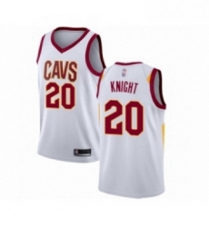 Womens Cleveland Cavaliers 20 Brandon Knight Swingman White Basketball Jersey Association Edition Womens Cleveland Cavaliers 20 Brandon Knight Swingman White Basketball Jersey Association Edition