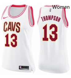 Womens Nike Cleveland Cavaliers 13 Tristan Thompson Swingman WhitePink Fashion NBA Jersey Womens Nike Cleveland Cavaliers 13 Tristan Thompson Swingman WhitePink Fashion NBA Jersey