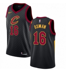 Womens Nike Cleveland Cavaliers 16 Cedi Osman Swingman Black NBA Jersey Statement Edition Womens Nike Cleveland Cavaliers 16 Cedi Osman Swingman Black NBA Jersey Statement Edition