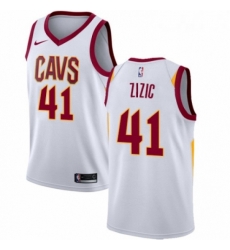 Womens Nike Cleveland Cavaliers 41 Ante Zizic Authentic White NBA Jersey Association Edition Womens Nike Cleveland Cavaliers 41 Ante Zizic Authentic White NBA Jersey Association Edition