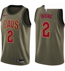 Youth Nike Cleveland Cavaliers 2 Kyrie Irving Swingman Green Salute to Service NBA Jersey Youth Nike Cleveland Cavaliers 2 Kyrie Irving Swingman Green Salute to Service NBA Jersey