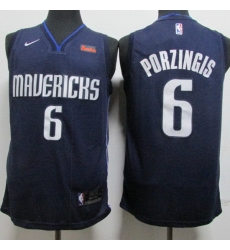 Mavericks 6 Kristaps Porzingis Navy Nike Swingman Jersey Mavericks 6 Kristaps Porzingis Navy Nike Swingman Jersey