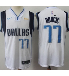 Mavericks 77 Luka Doncic White Nike Swingman Jersey Mavericks 77 Luka Doncic White Nike Swingman Jersey