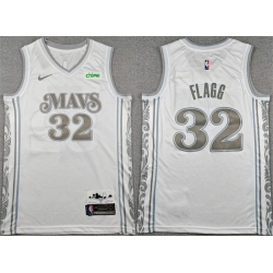 Men Dallas Mavericks 32 Cooper Flagg White 2025 City Edition Stitched Basketball Jersey