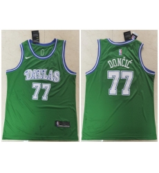 Men Dallas Mavericks 77 Luka Doncic Green Nike Swingman Jersey Men Dallas Mavericks 77 Luka Doncic Green Nike Swingman Jersey