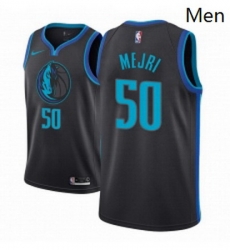Men NBA 2018 19 Dallas Mavericks 50 Salah Mejri City Edition Anthracite Jersey Men NBA 2018 19 Dallas Mavericks 50 Salah Mejri City Edition Anthracite Jersey