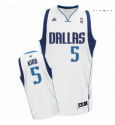 Mens Adidas Dallas Mavericks 5 Jason Kidd Swingman White Home NBA Jersey Mens Adidas Dallas Mavericks 5 Jason Kidd Swingman White Home NBA Jersey