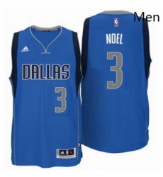 Mens Dallas Mavericks 3 Nerlens Noel adidas Royal Blue Swingman Road Jersey Mens Dallas Mavericks 3 Nerlens Noel adidas Royal Blue Swingman Road Jersey
