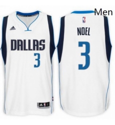 Mens Dallas Mavericks 3 Nerlens Noel adidas White Swingman Home Jersey Mens Dallas Mavericks 3 Nerlens Noel adidas White Swingman Home Jersey