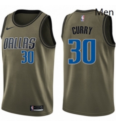 Mens Nike Dallas Mavericks 30 Seth Curry Swingman Green Salute to Service NBA Jersey Mens Nike Dallas Mavericks 30 Seth Curry Swingman Green Salute to Service NBA Jersey