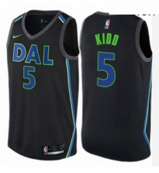 Mens Nike Dallas Mavericks 5 Jason Kidd Authentic Black NBA Jersey City Edition Mens Nike Dallas Mavericks 5 Jason Kidd Authentic Black NBA Jersey City Edition