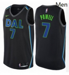 Mens Nike Dallas Mavericks 7 Dwight Powell Swingman Black NBA Jersey City Edition Mens Nike Dallas Mavericks 7 Dwight Powell Swingman Black NBA Jersey City Edition